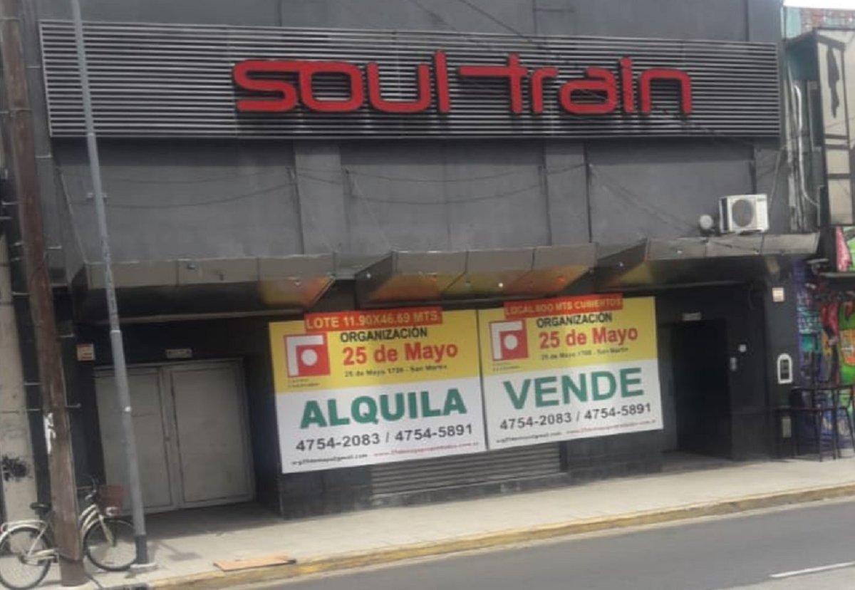 Soul Train es un emblem&aacute;tico boliche de San Mart&iacute;n: hacia all&iacute; llegaban cientos de j&oacute;venes del Conurbano