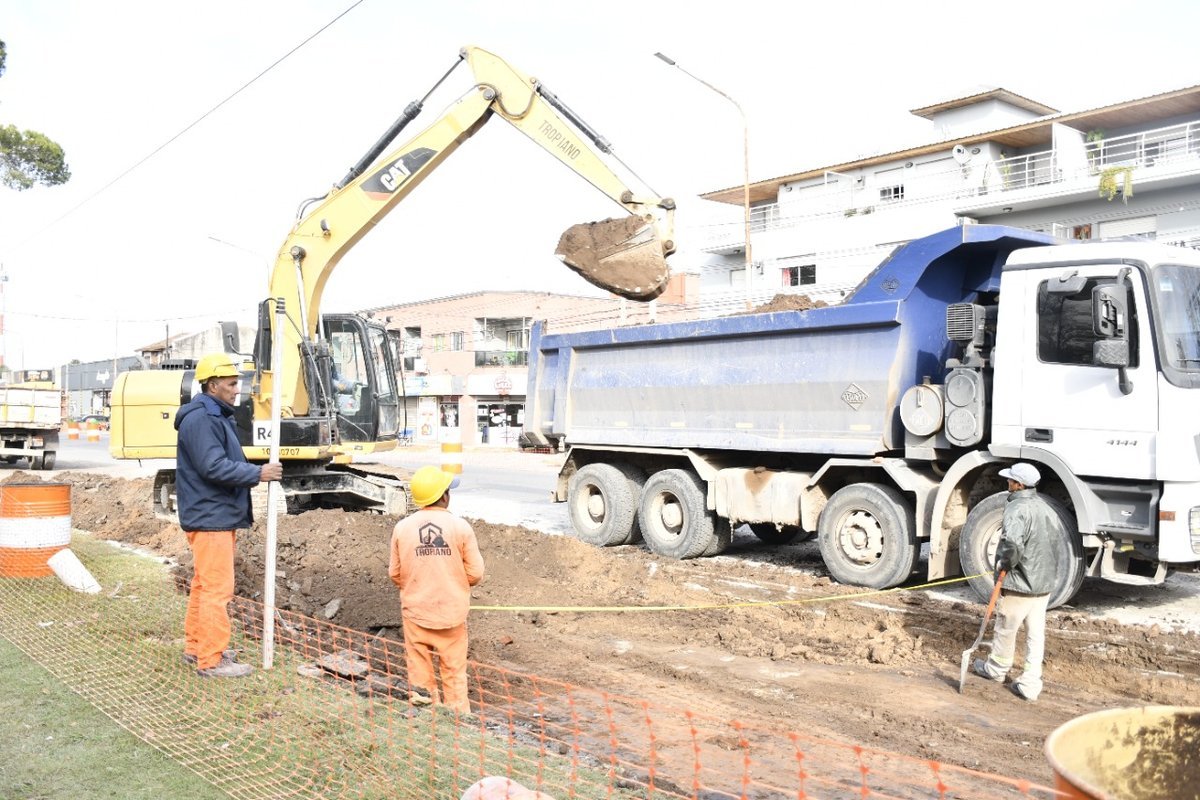 Comenzaron las obras en el segundo tramo de la Avenida Mitre en Moreno.