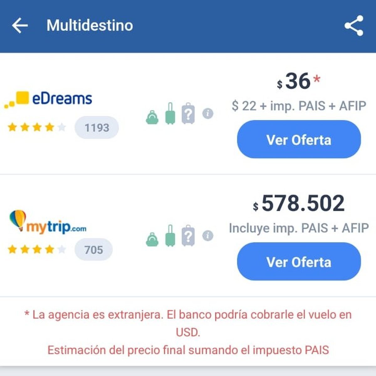 Un error en la plataforma eDreams permiti&oacute; que cientos de usuarios compraran pasajes de vuelos a precios imposibles