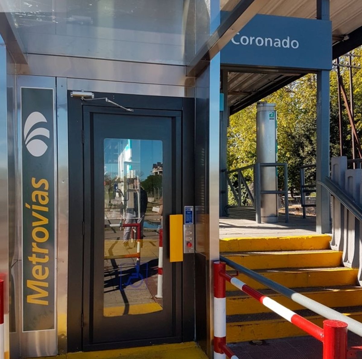Nuevas obras que realiz&oacute; la empresa de transporte en la estaci&oacute;n Mart&iacute;n Coronado, en Tres de Febrero.