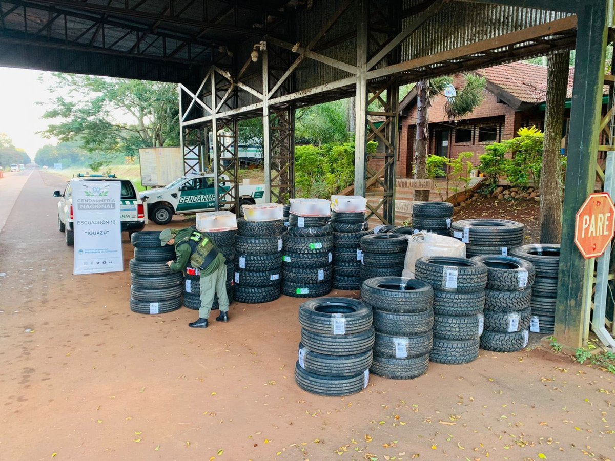Las cubiertas eran transportadas hacia el partido de La Matanza.