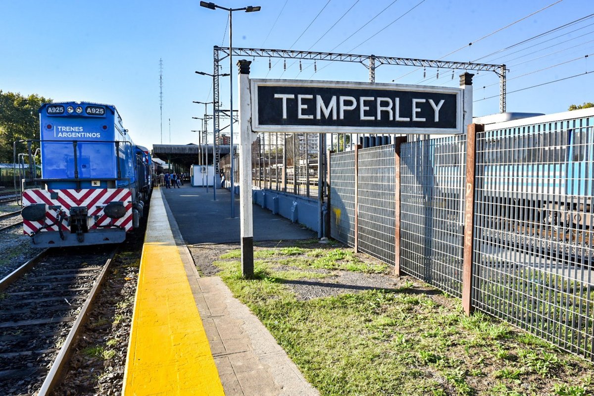 Trenes Argentinos comunic&oacute; que el domingo no funcionar&aacute; el ramal Temperley - Haedo.