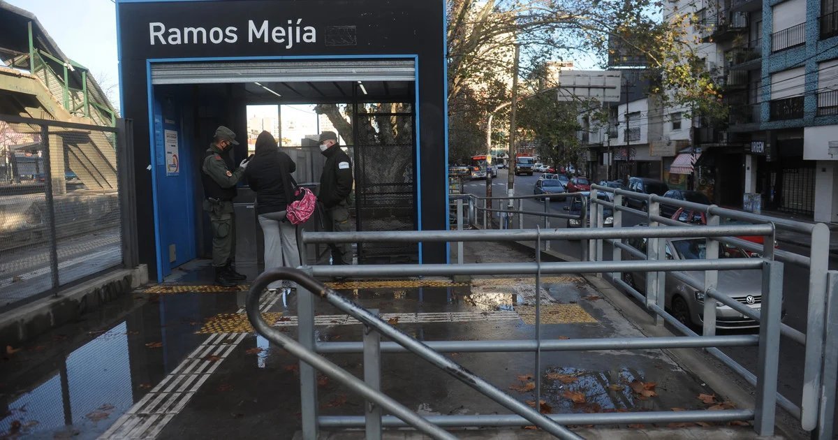 El hecho ocurri&oacute; en las inmediaciones de la Estaci&oacute;n Ramos Mej&iacute;a del Tren Sarmiento.