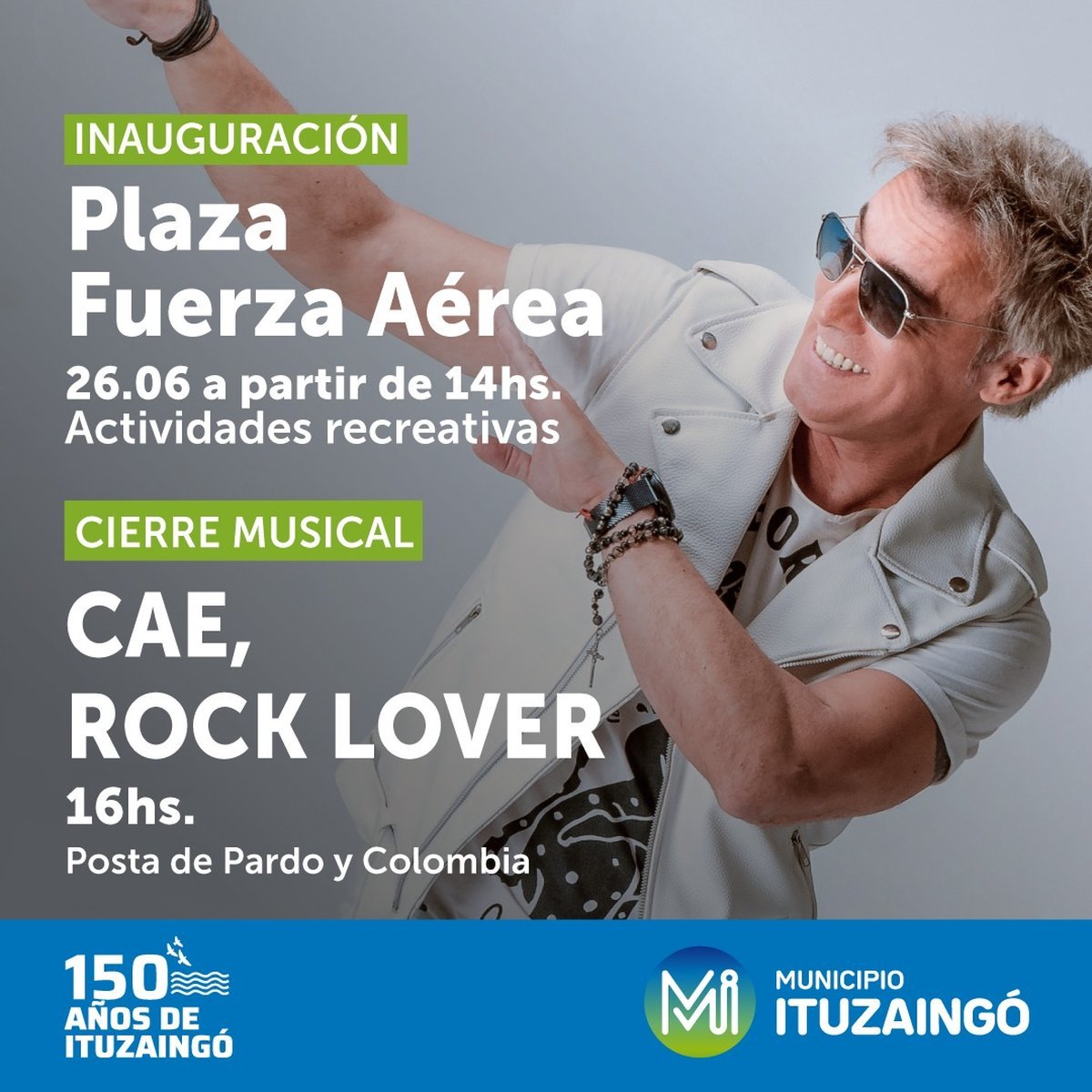 Recital de CAE en Ituzaing&oacute; por la inauguraci&oacute;n de la Plaza Fuerza A&eacute;rea.