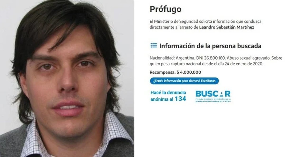Mart&iacute;nez tiene pedido de captura nacional e internacional. La v&iacute;ctima es una nena de Moreno de 12 a&ntilde;os.