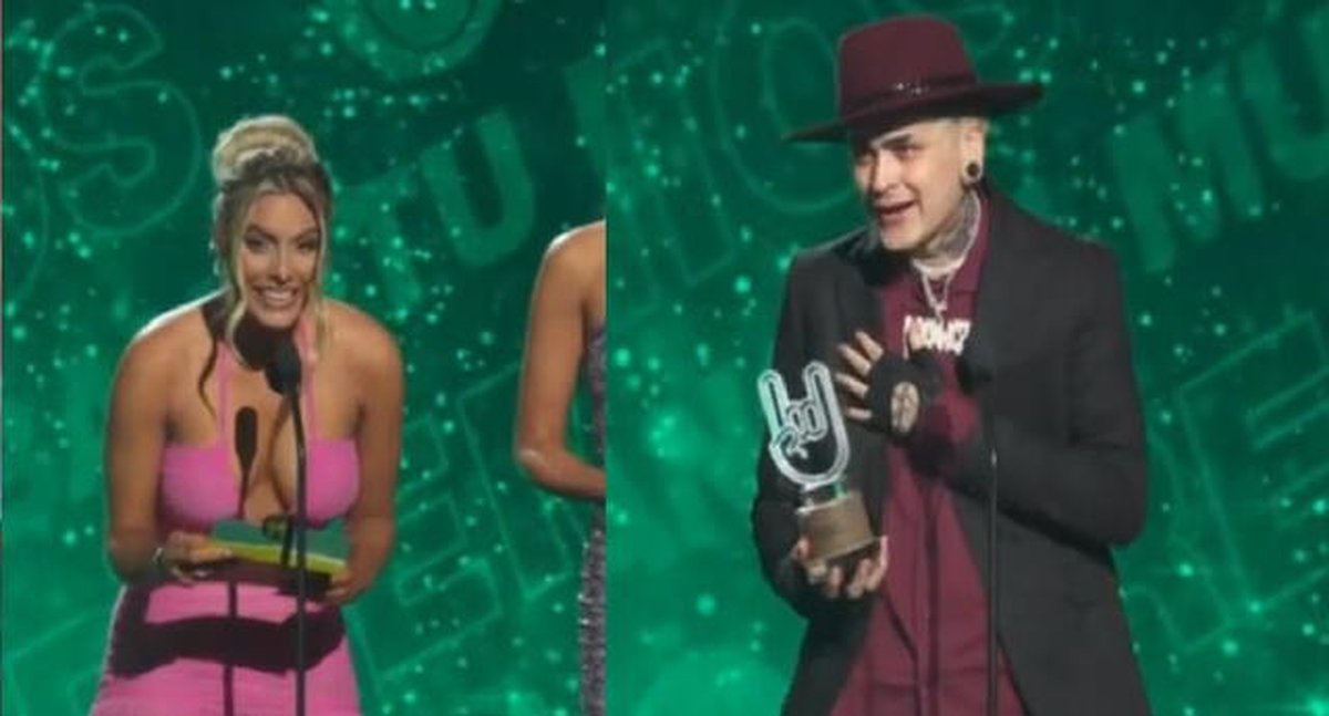 Lit Killah emocionado tras obtener la distinci&oacute;n. Bizarrap no pudo asistir al evento pero igual fue reconocido.