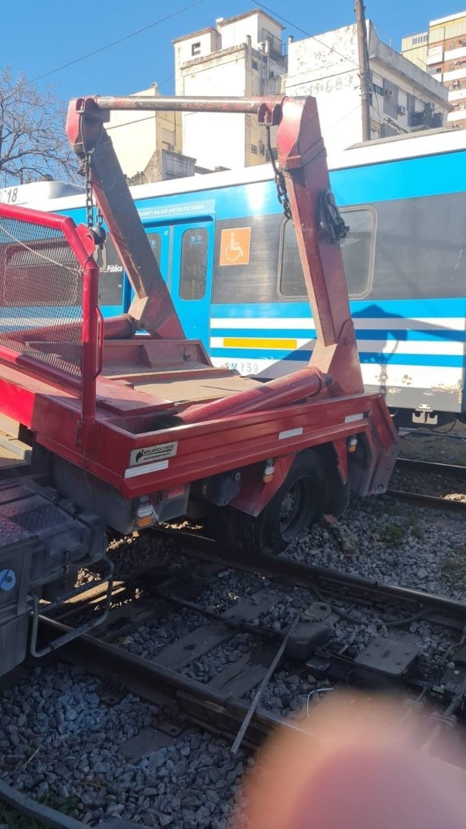 Tren Sarmiento y un nuevo accidente&nbsp;