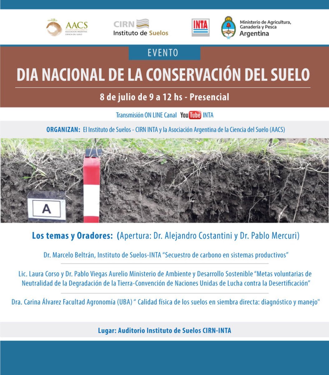 Actividad abierta al p&uacute;blico sobre la conservaci&oacute;n del suelo en el INTA.