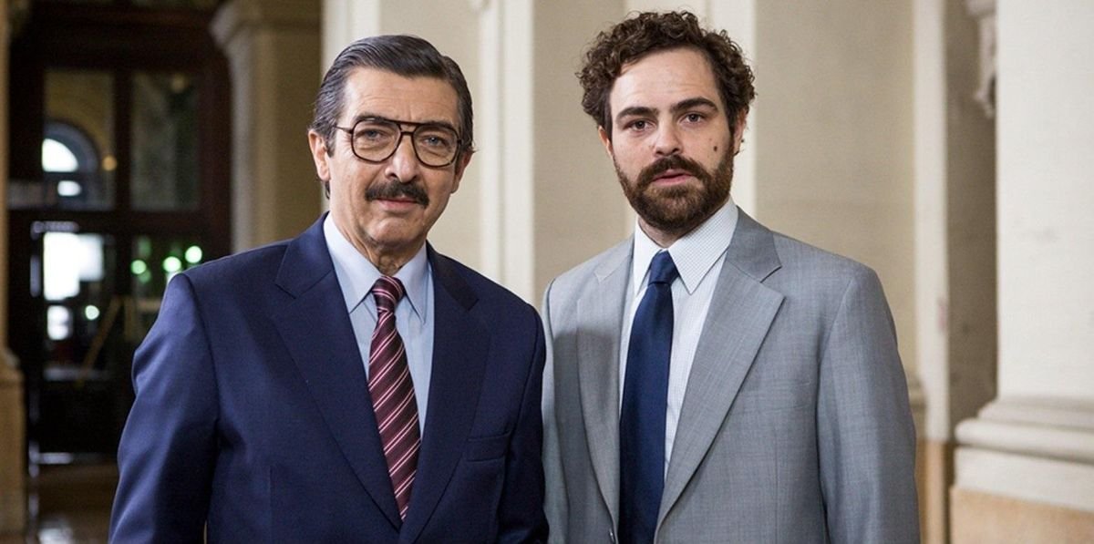Ricardo Dar&iacute;n junto a Peter Lanzani en 