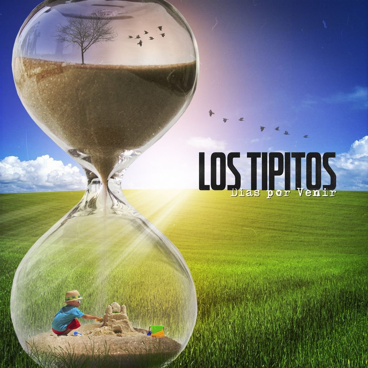 La tapa del &uacute;ltimo &aacute;lbum de Los Tipitos: D&iacute;as por venir.