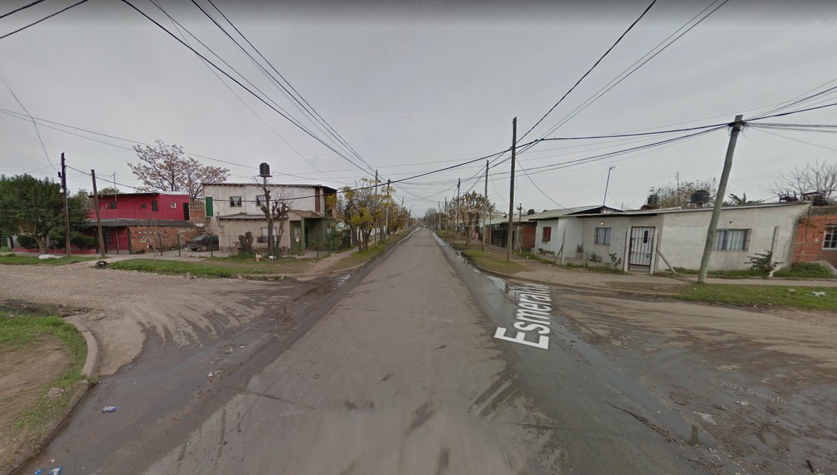 Inmediaciones donde ocurri&oacute; el ajuste de cuentas en Jos&eacute; C. Paz que termin&oacute; con la vida de cuatro j&oacute;venes.