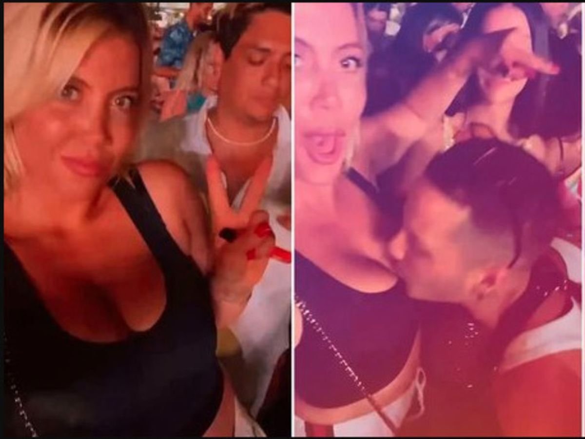 Wanda Nara disfrutando de sus vacaciones en las islas Baleares lejos de su marido Mauro Icardi.