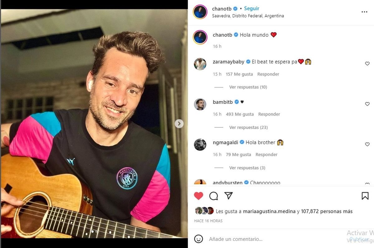 El artista volvi&oacute; a estar activo en sus redes sociales.