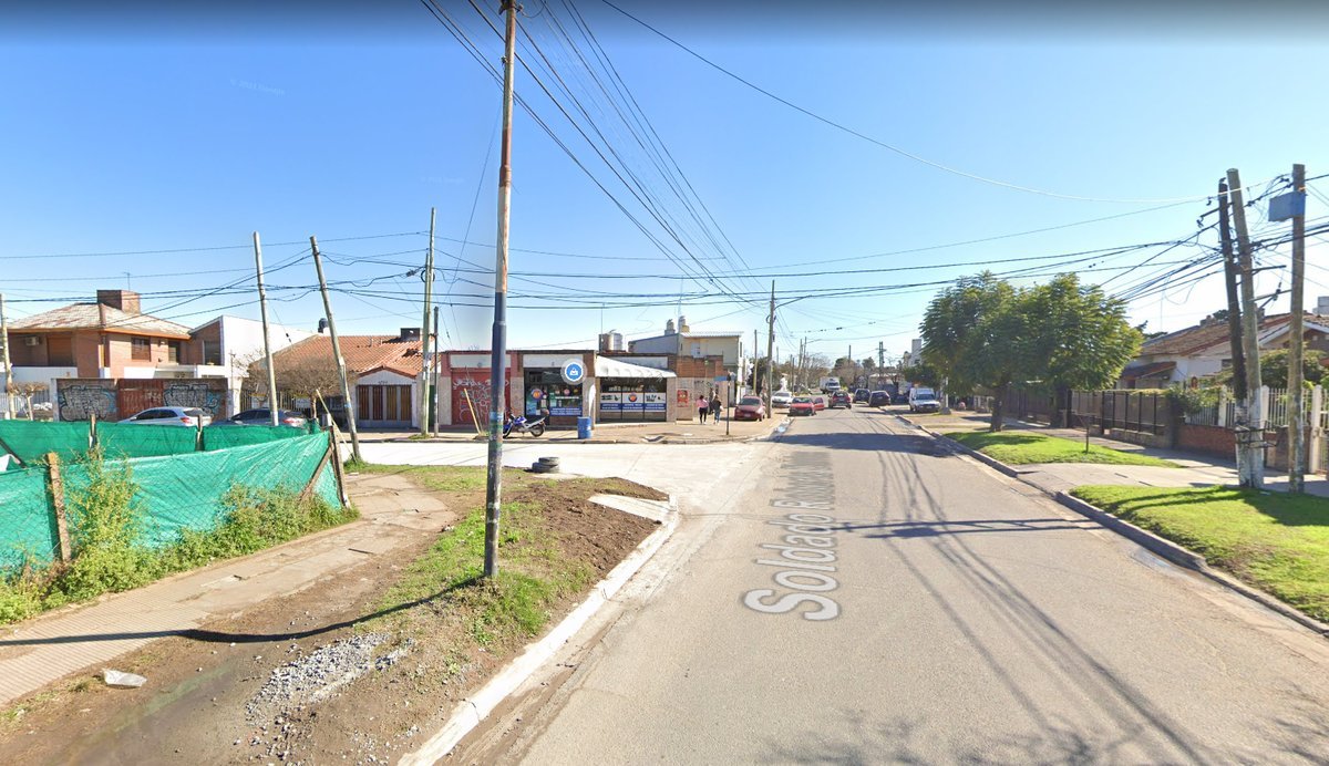 Inmediaciones donde ocurri&oacute; el hecho en Moreno.