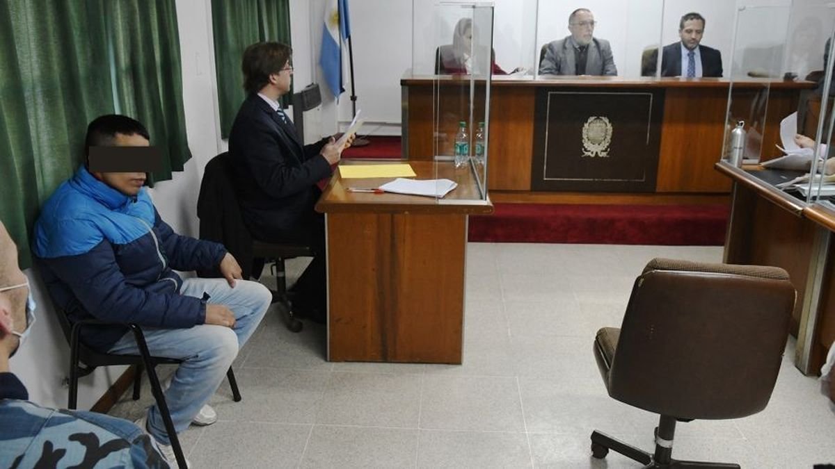 El imputador por el crimen de Roberto Sabo en Ramos Mej&iacute;a, La Matanza. Foto: Daniel Dabove.