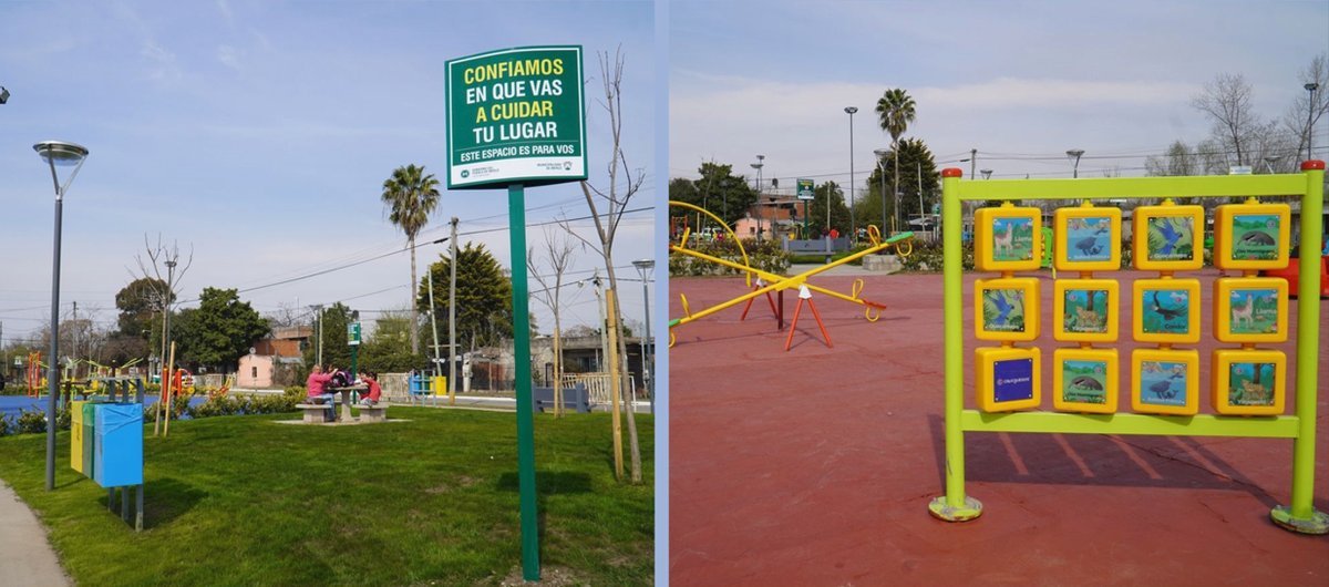 Plaza Mart&iacute;n Fierro, Merlo.