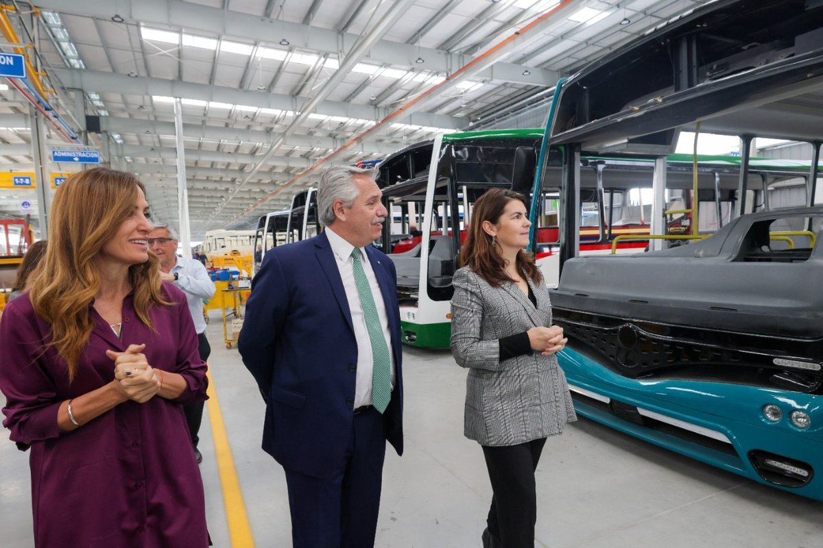 El Presidente de la Naci&oacute;n, Alberto Fern&aacute;ndez, recorri&oacute; la Expo Industria de Moreno.