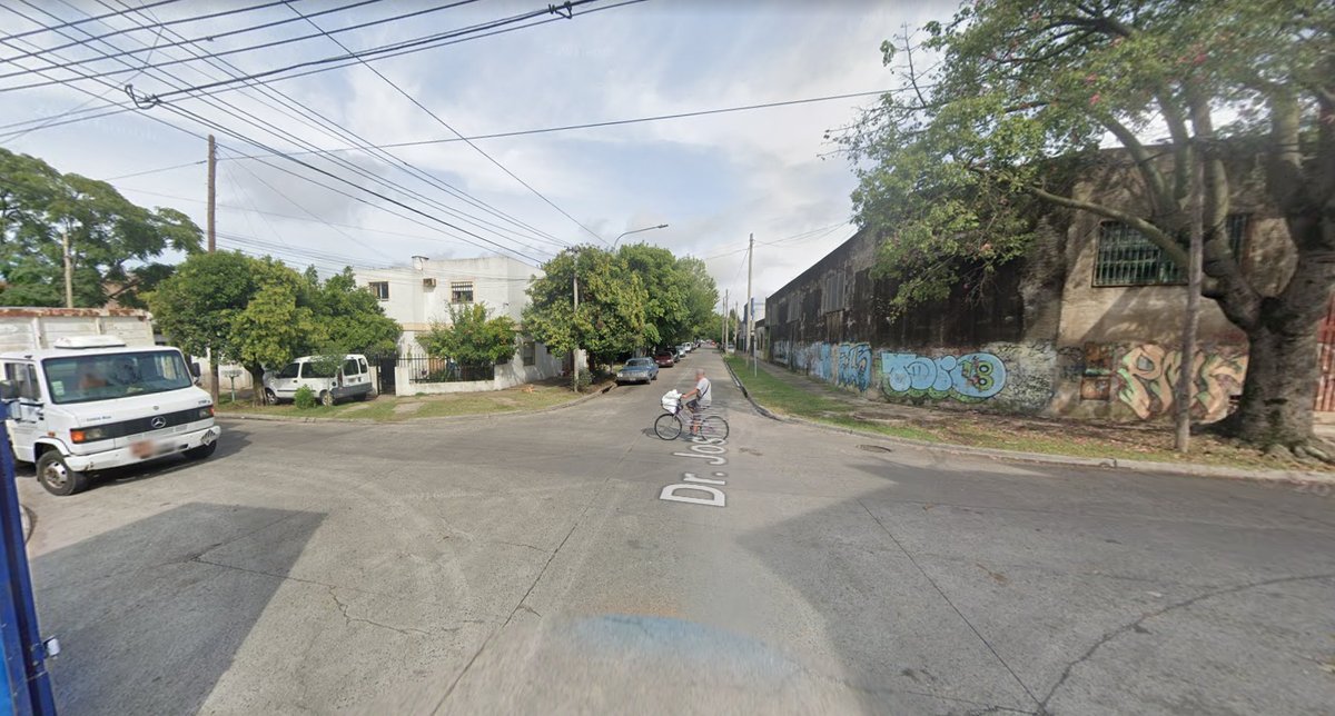 Inmediaciones donde ocurrieron los robos en Caseros.