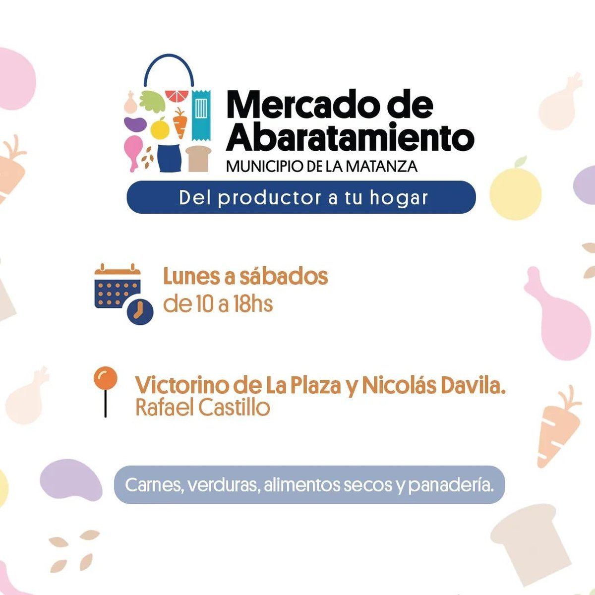 El Mercado de Abaratamiento llega a Rafael Castillo (La Matanza).