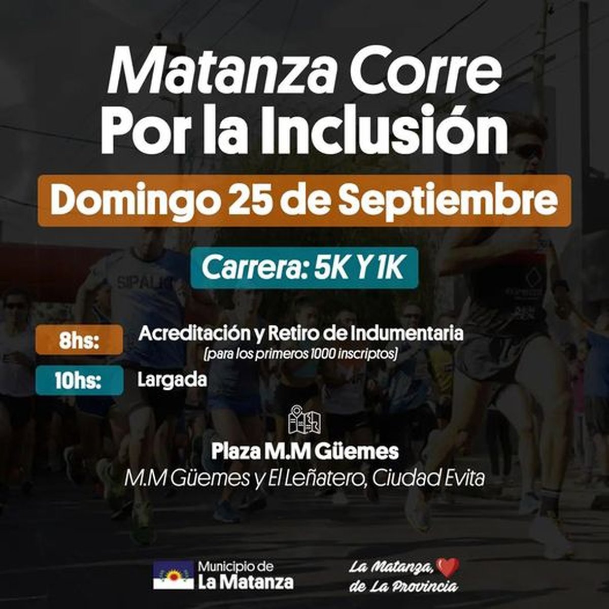 Flyer del Municipio de La Matanza.