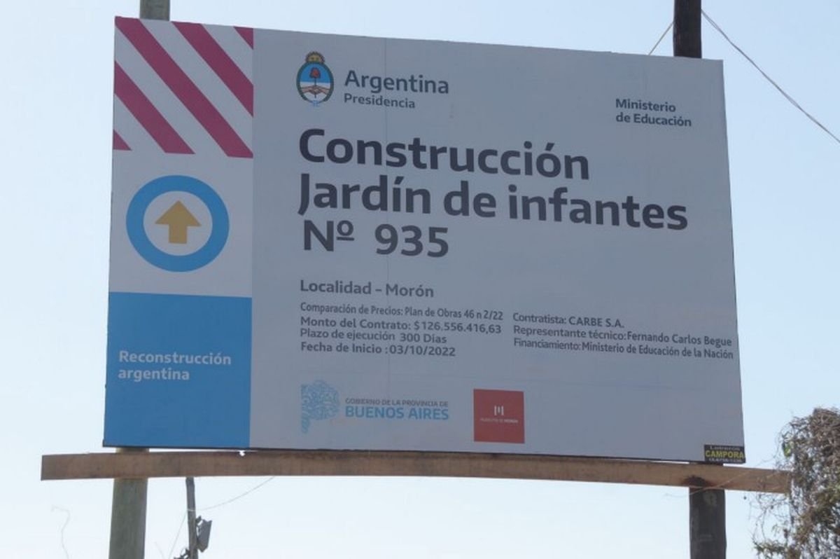 Comenz&oacute; la construcci&oacute;n del nuevo edificio del Jard&iacute;n N&deg;935 de Mor&oacute;n.