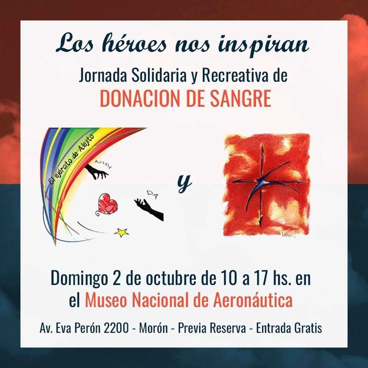 Flyer del Museo Aeron&aacute;utico.