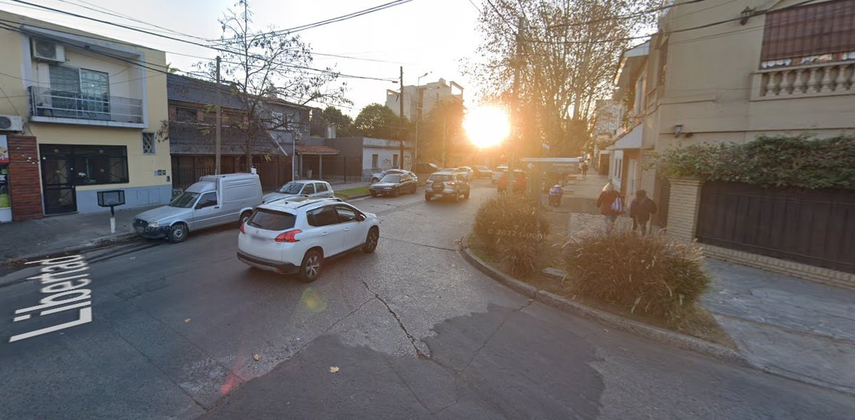 Inmediaciones donde ocurri&oacute; el robo en Haedo.