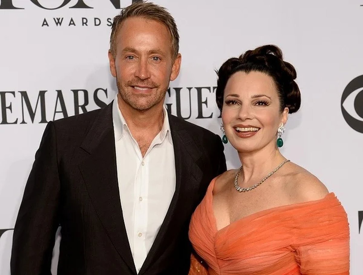 Fran Drescher con su marido Peter Marc Jacobson.
