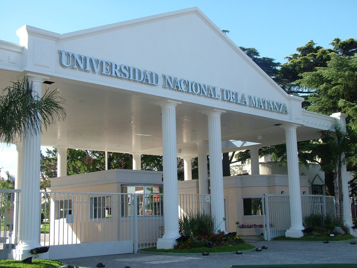 La Universidad Nacional de La Matanza (UNLaM) de San Justo, La Matanza.