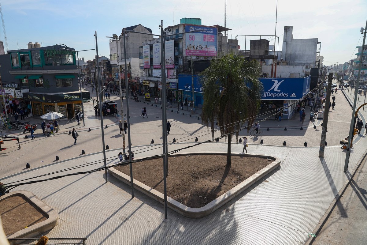 Nueva calle peatonal en La Matanza.