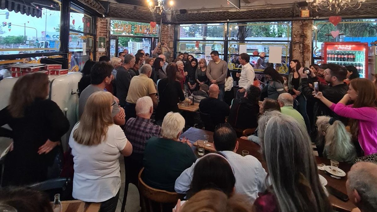 Diego Santilli en Merlo.