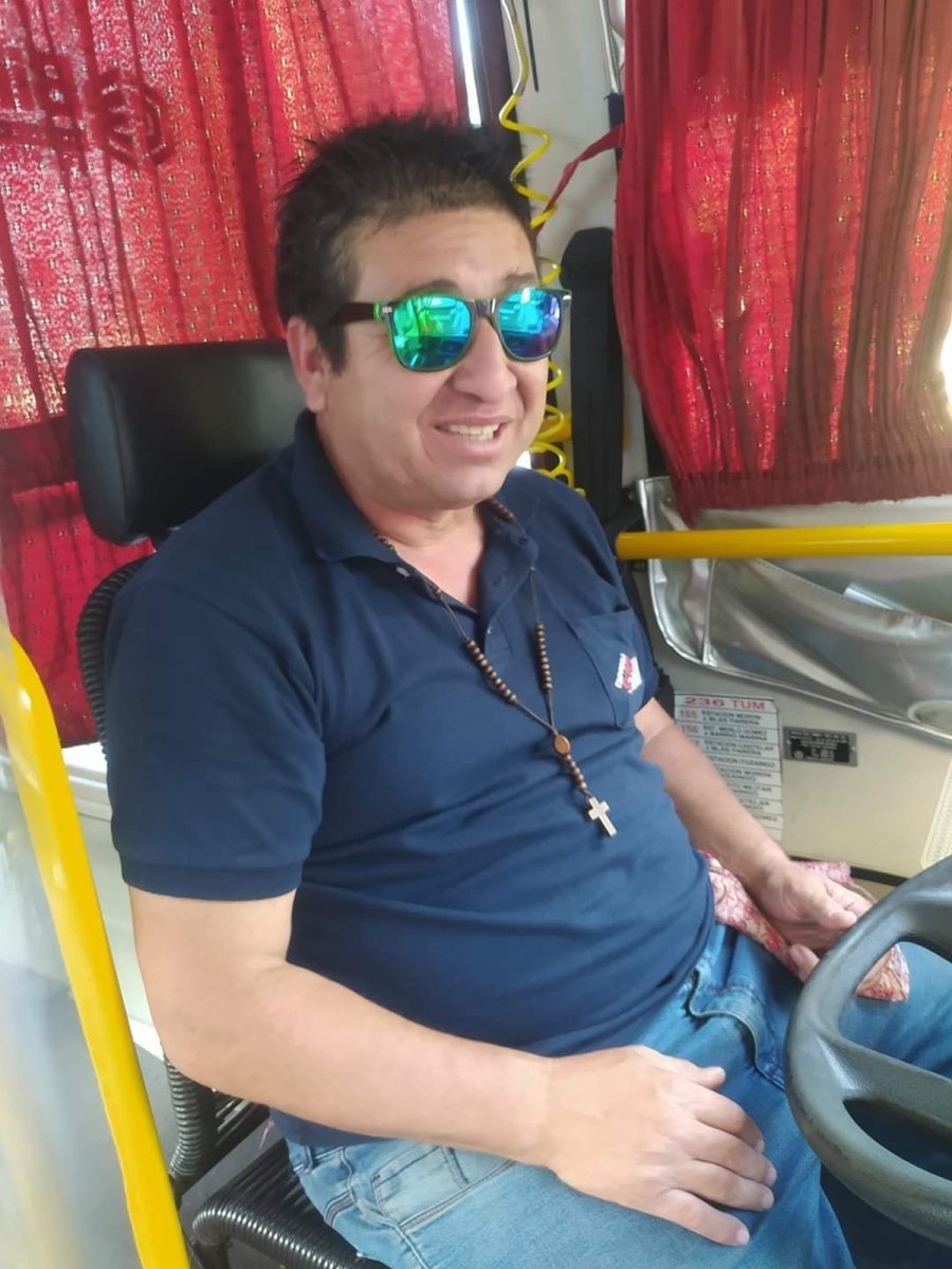 Nacho, el chofer que ayud&oacute; desinteresadamente al ni&ntilde;o.