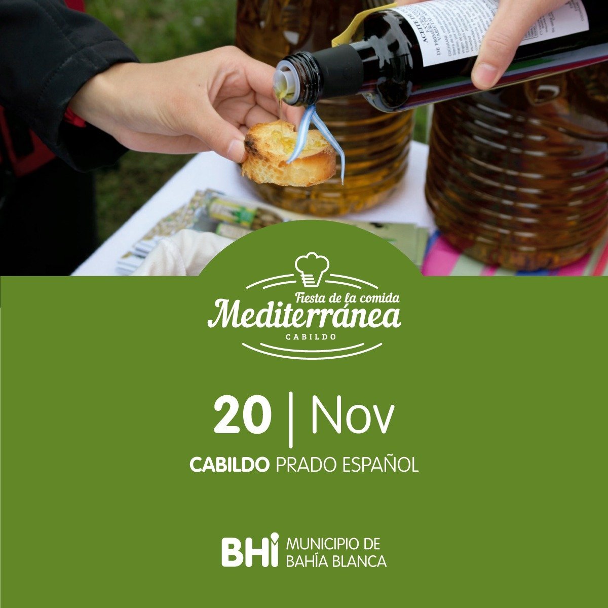 Llega la Fiesta de la Comida Mediterr&aacute;nea en Bah&iacute;a Blanca.