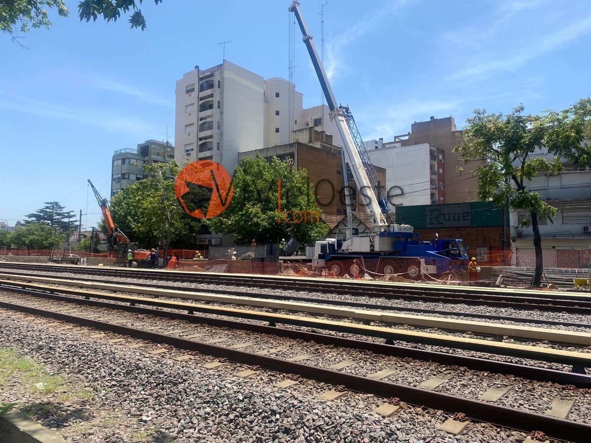 Comenz&oacute; la obra del puente del Tren Sarmiento en Ramos Mej&iacute;a.