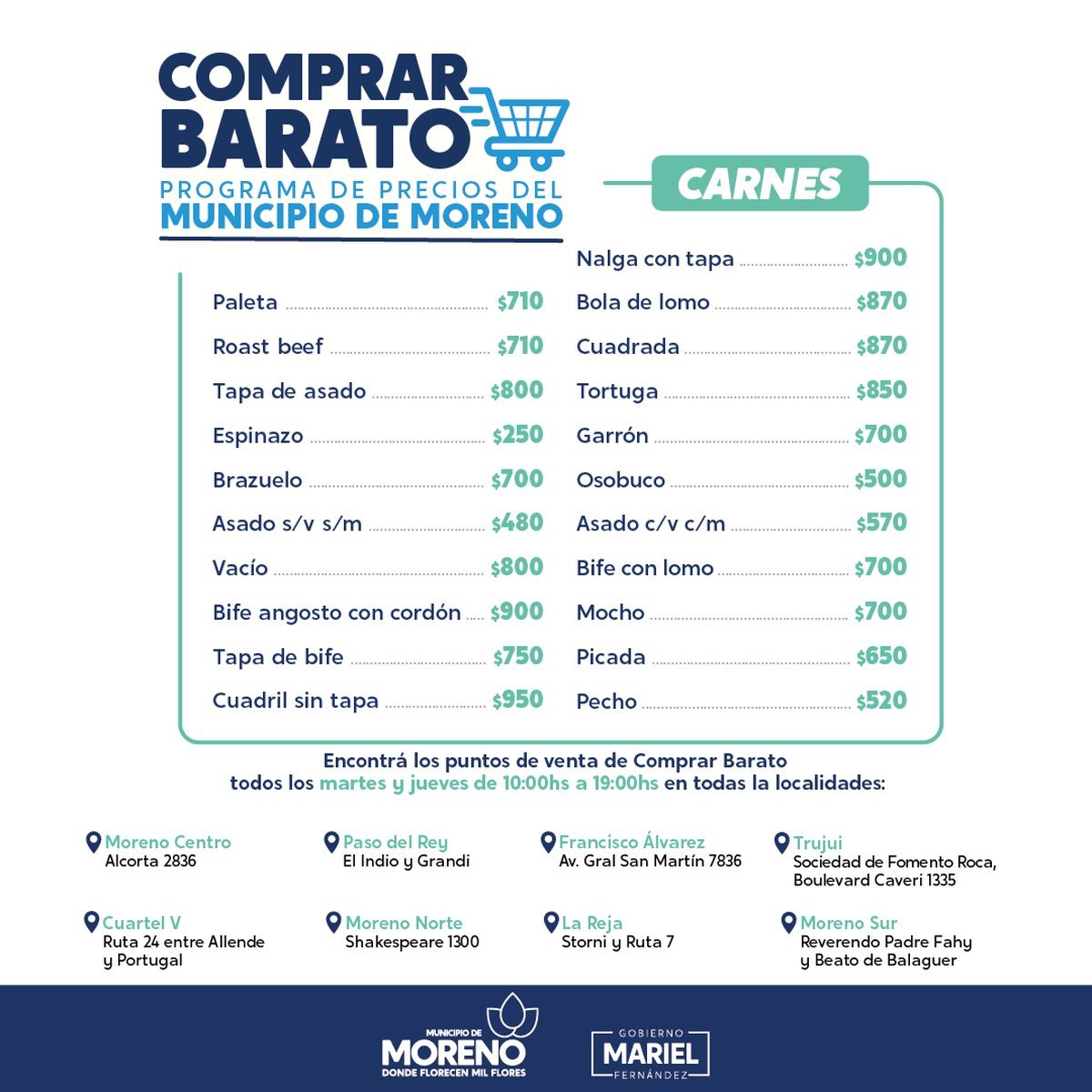 Moreno lanzar&aacute; el programa 