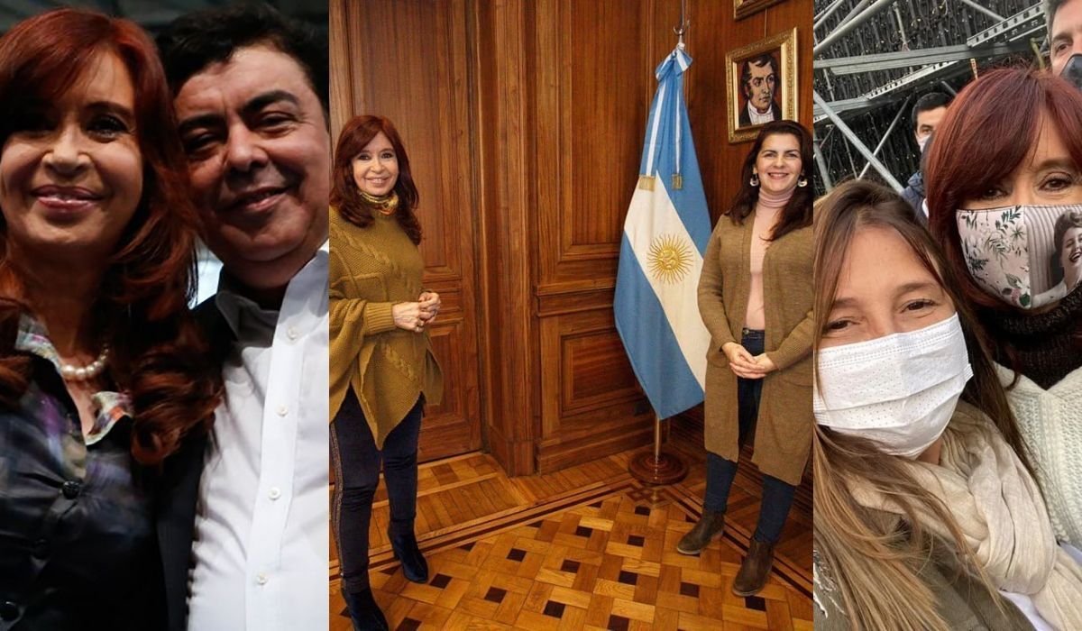 Cristina Fern&aacute;ndez de Kirchner con los intendentes del Oeste.