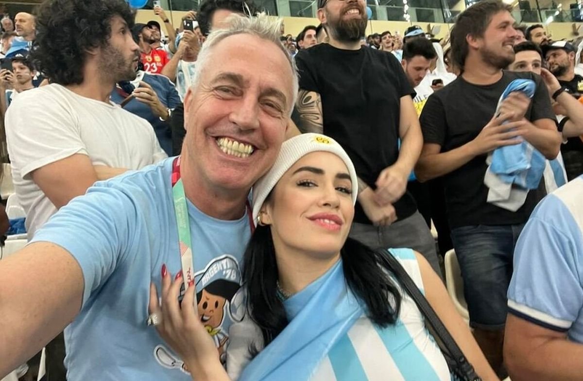 Lali y Marley en el Mundial de Qatar 2022.