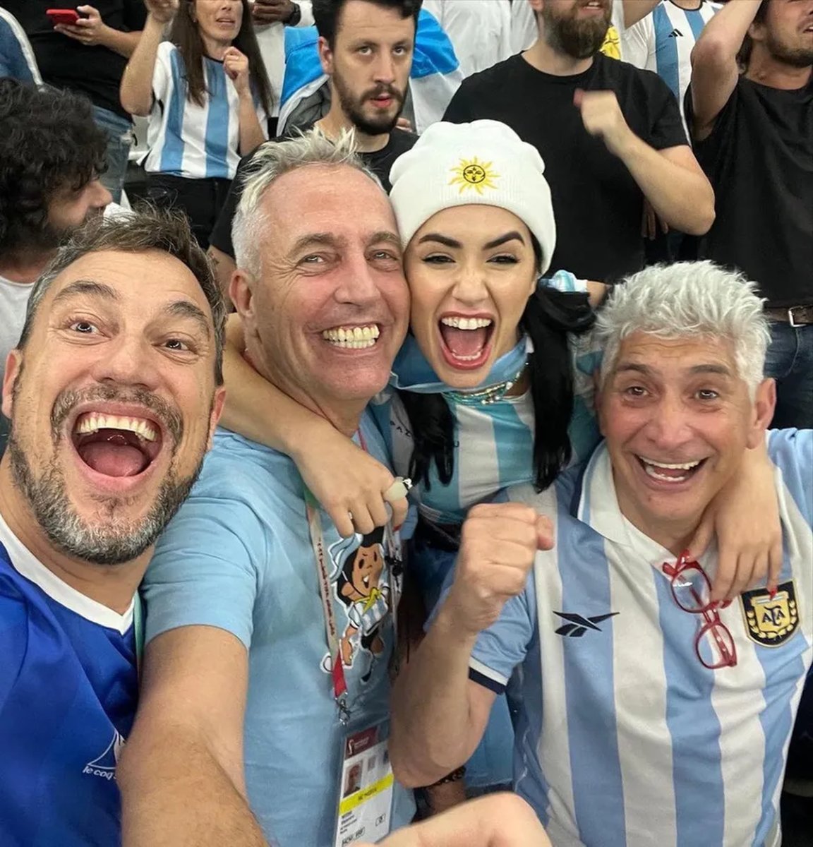 Qatar: Los famosos de Argentina festejaron el triunfo