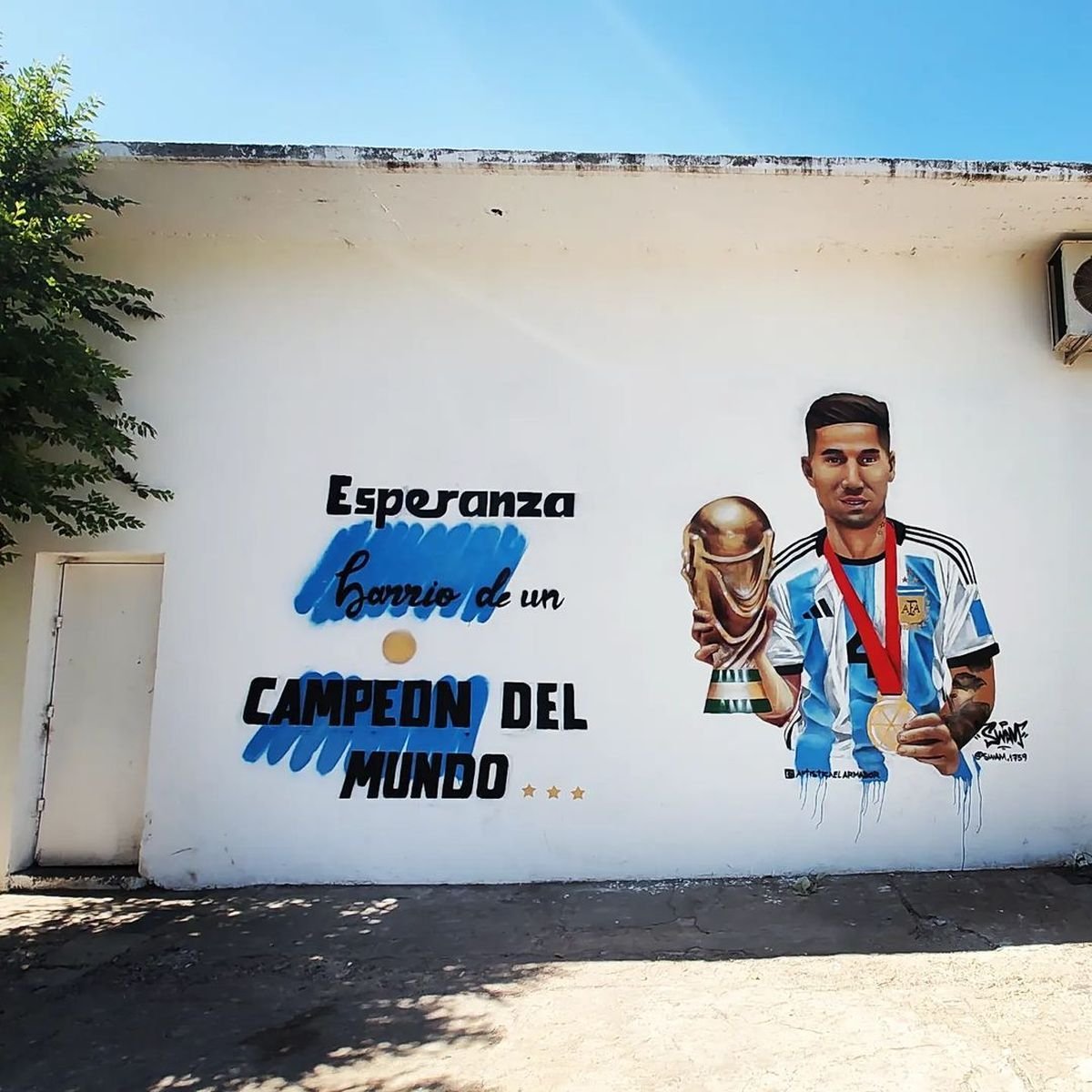 Gonzalo Montiel fue homenajeado en Virrey del Pino.