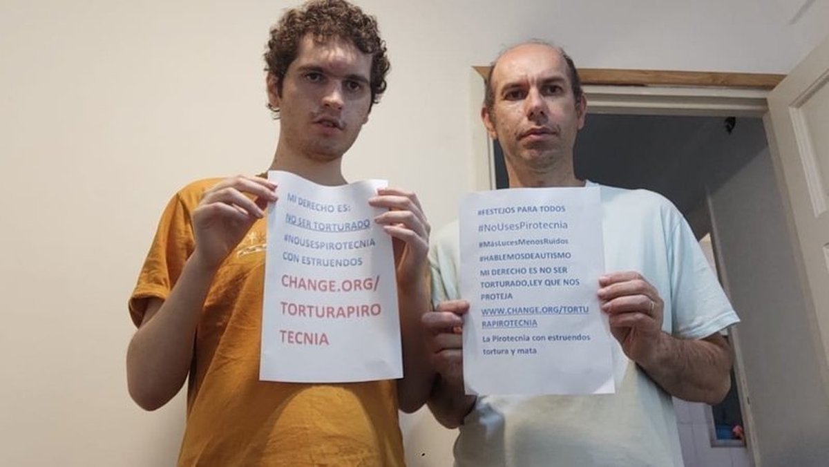 Ezequiel y Marcos juntan firmas para que la ley 