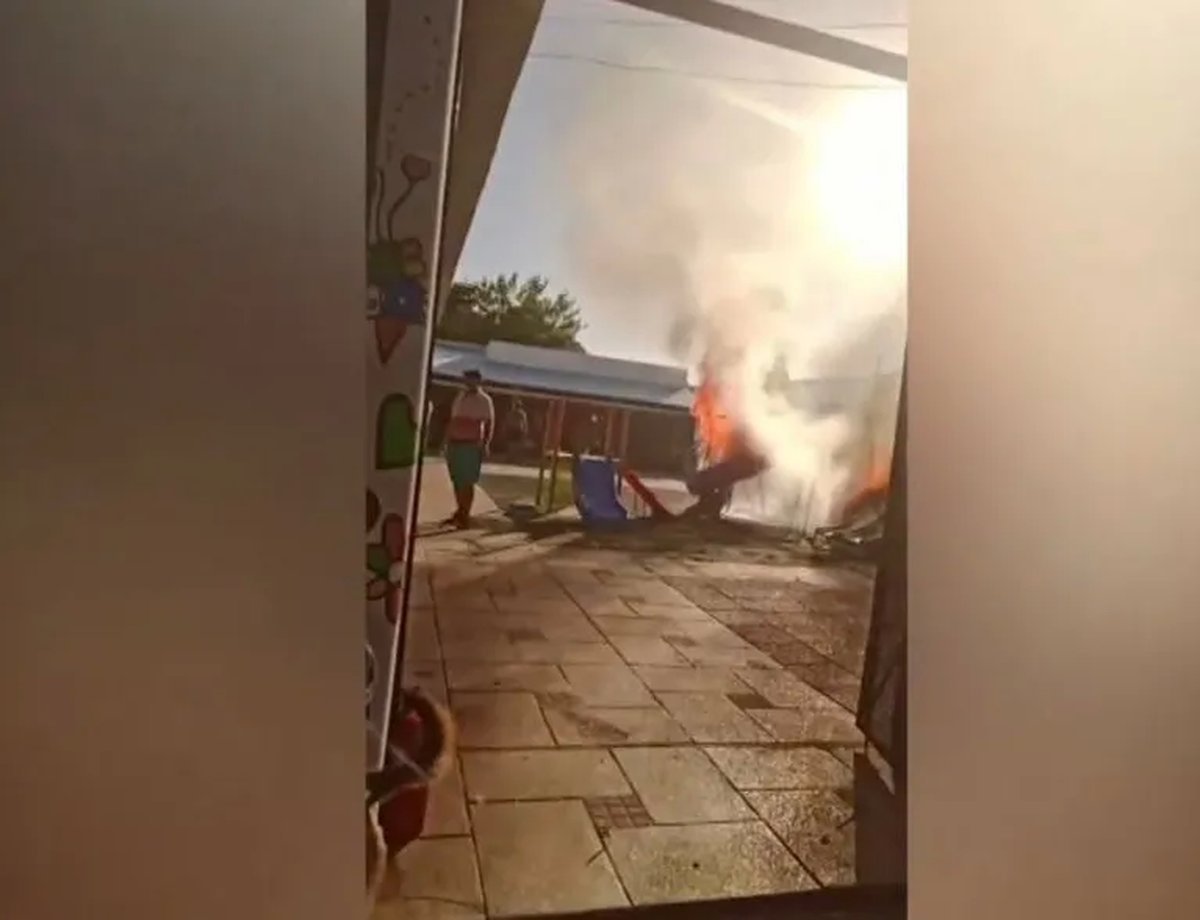 Incendios en el jard&iacute;n de infantes de La Matanza.