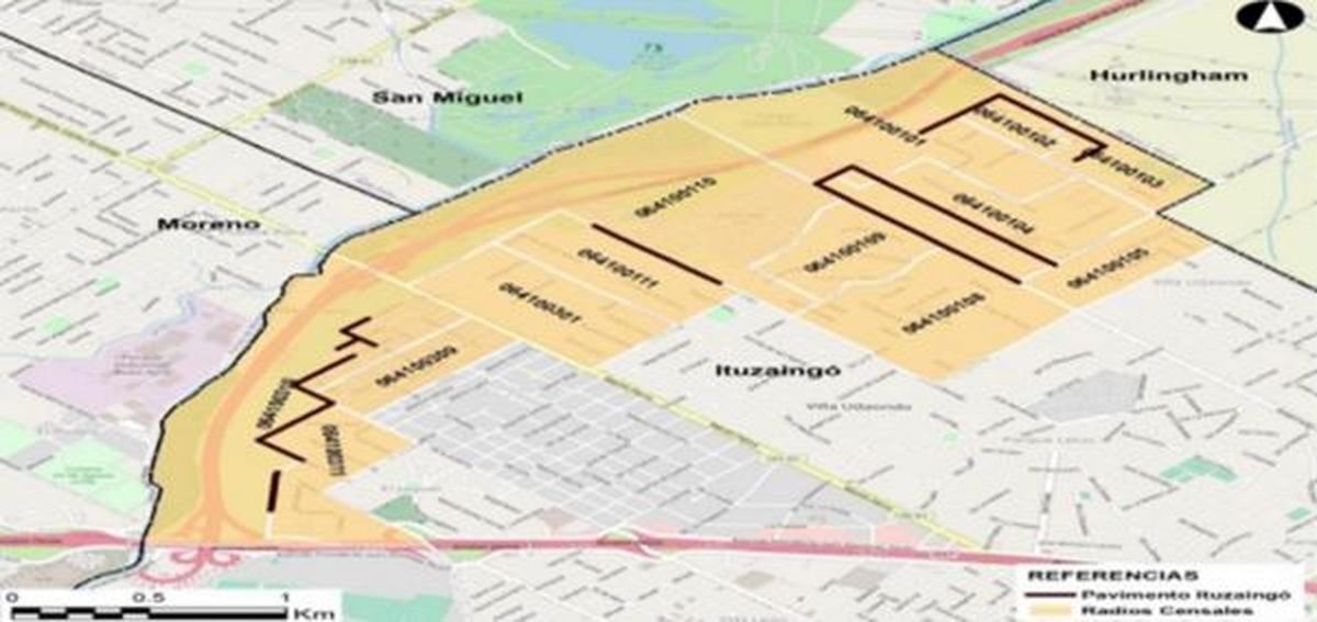 Obras en Ituzaing&oacute; en la zona del Camino del Buen Ayre.