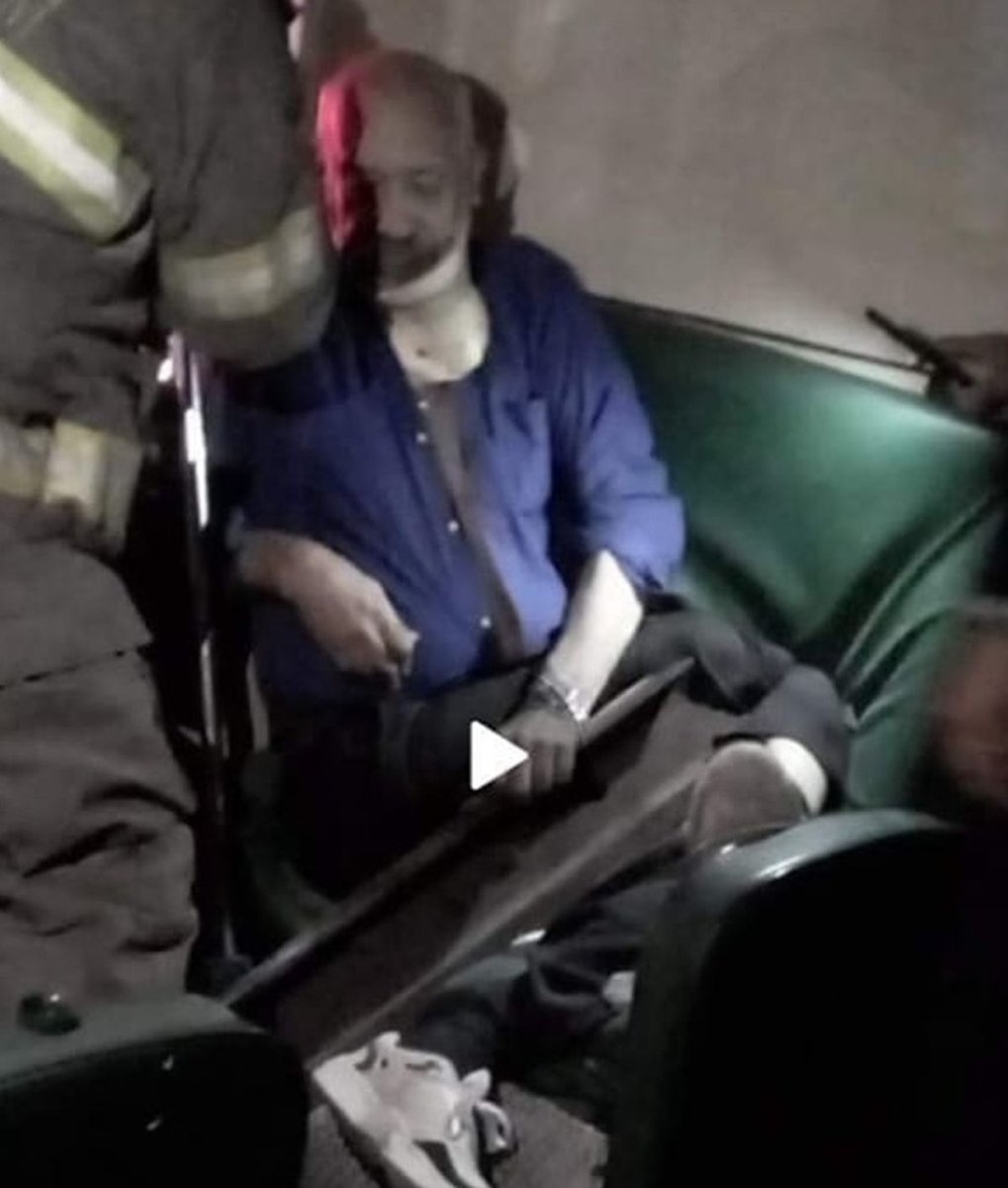 El adulto mayor herido en el accidente de San Miguel.