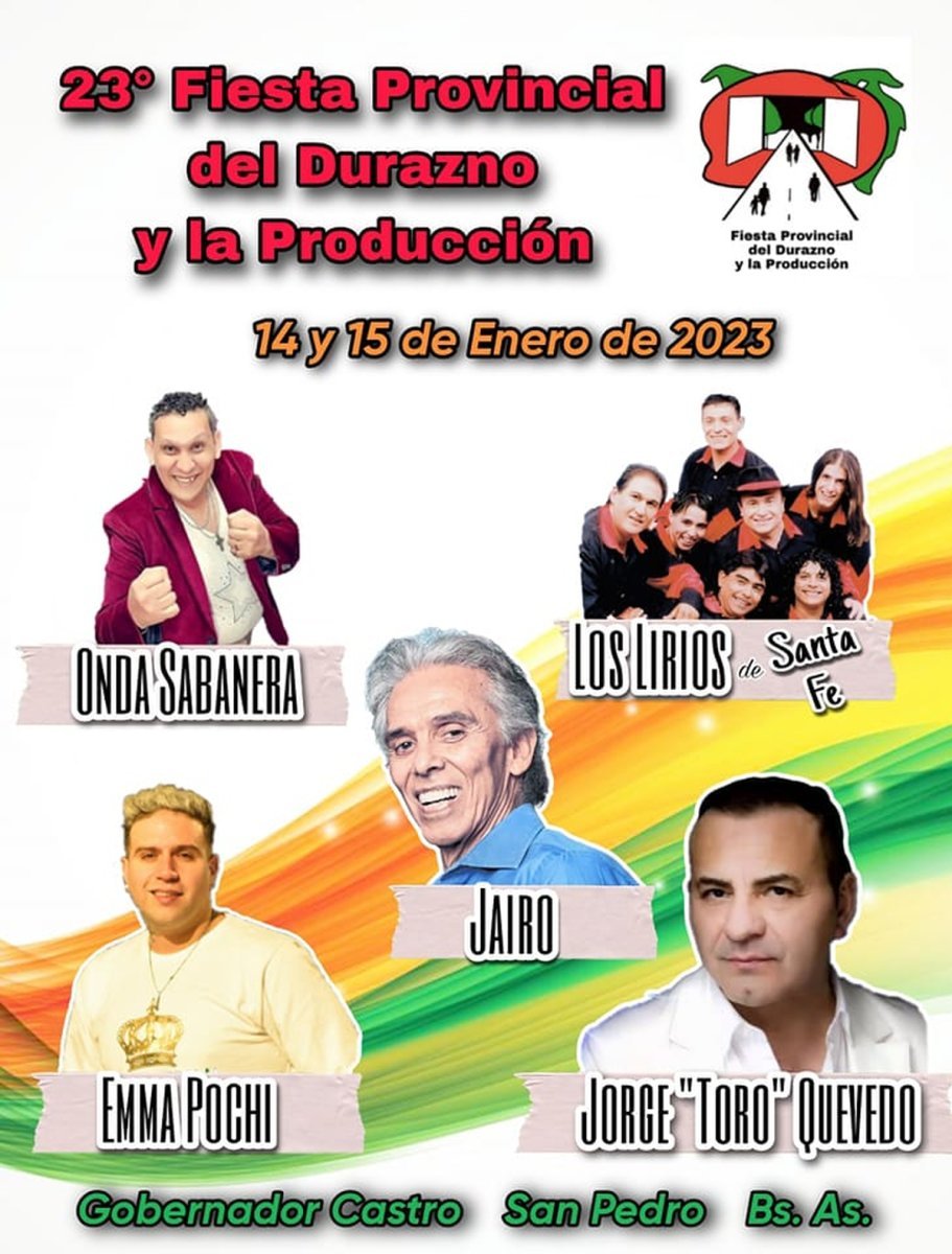 Llega la 23&deg; Fiesta Provincial del Durazno y la Producci&oacute;n a San Pedro.