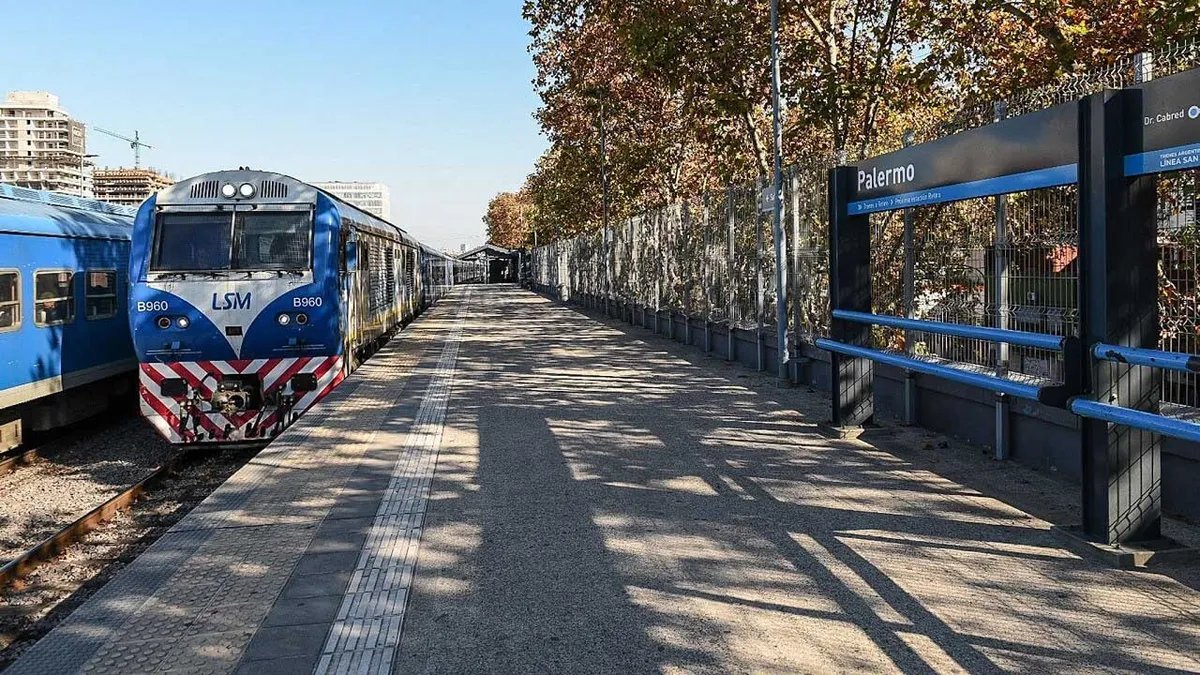 Estaci&oacute;n Palermo del Tren San Mart&iacute;n.