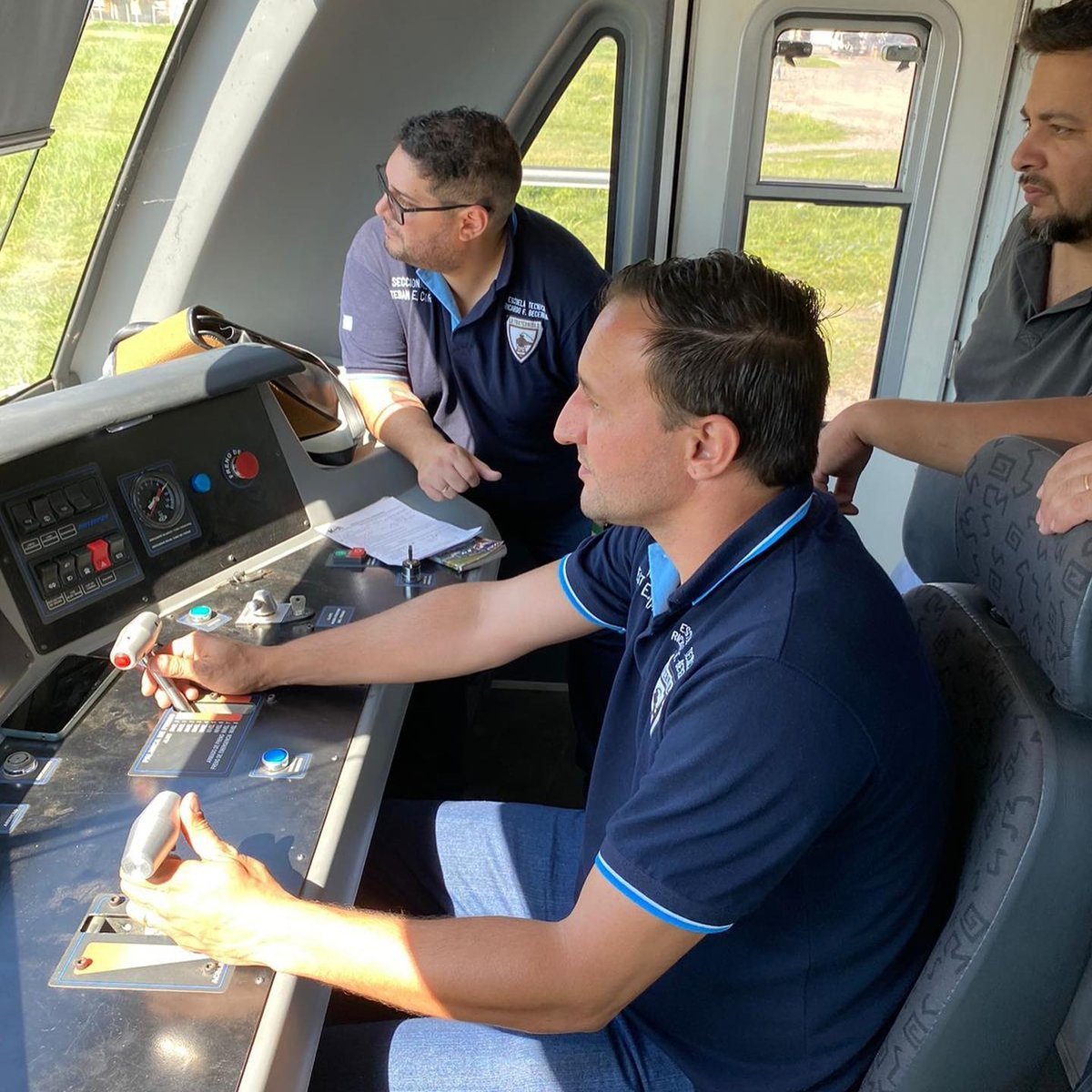 Prueba de los vagones para el nuevo ramal del Tren San Mart&iacute;n.