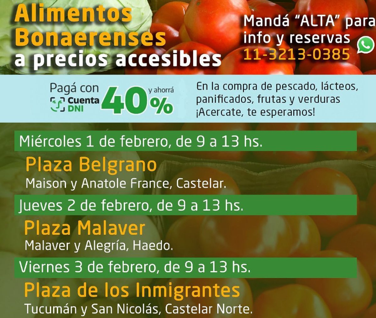 Vuelven los mercados bonaerenses a Mor&oacute;n.