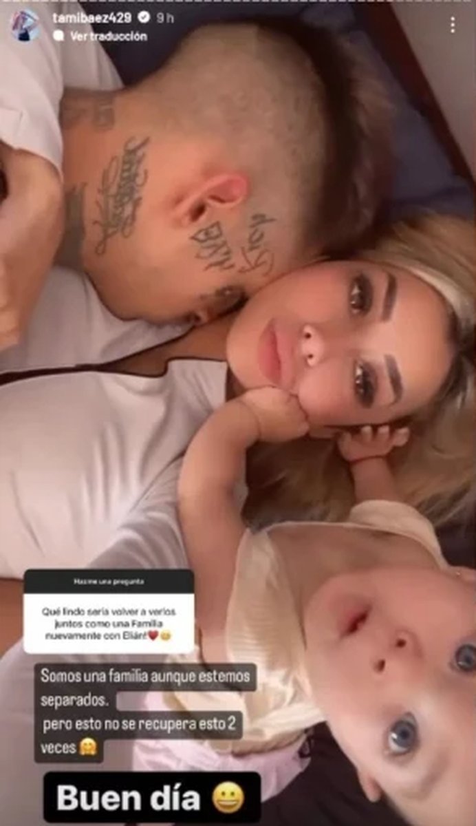 Redes: la dura frase de Tamara B&aacute;ez para L-Gante.