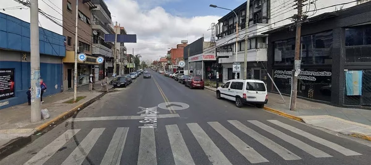 Inmediaciones donde ocurri&oacute; el incidente en Tres de Febrero.