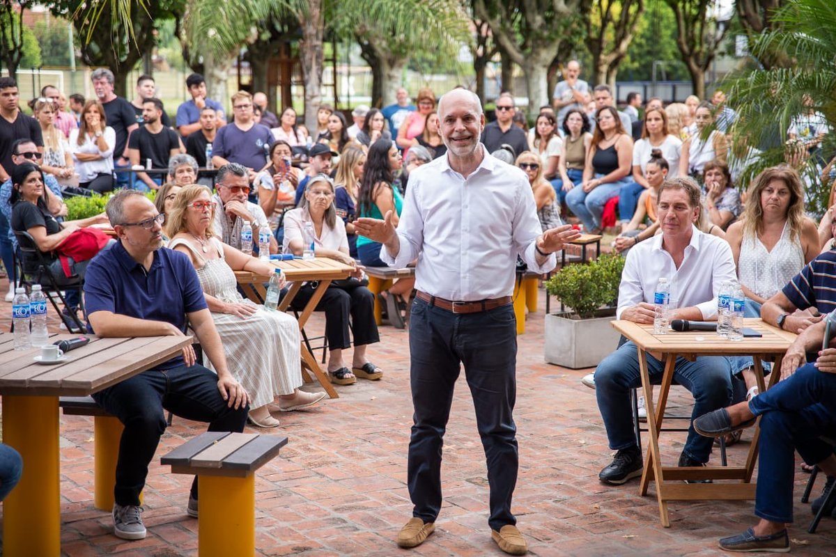 Valenzuela y Larreta en Tres de Febrero.